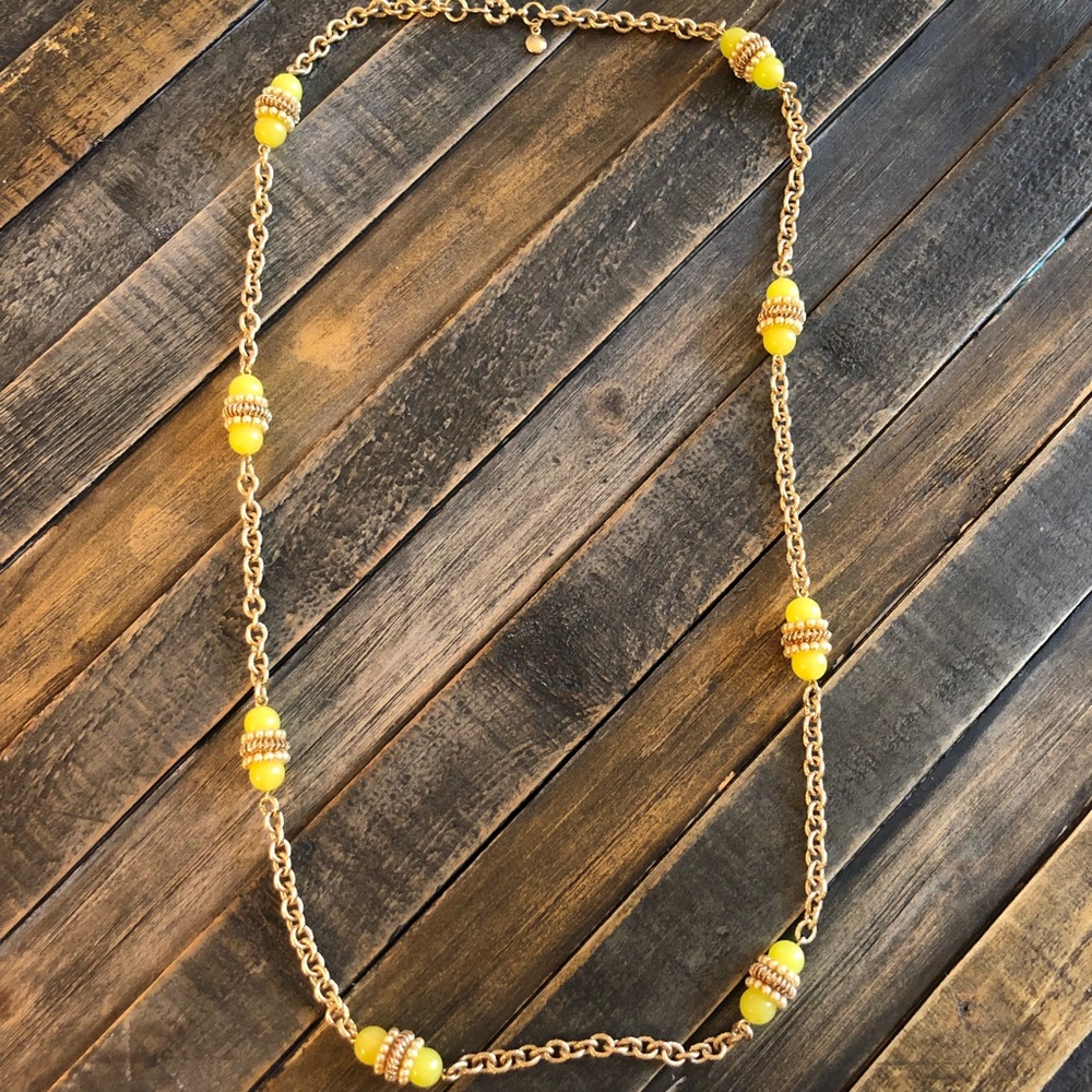 J.Crew Chartreuse Necklace